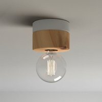 ALMUT von Wildheim Deckenlampe Zirbenholz angesagte Pastelltöne Zirbenlampe handgemacht