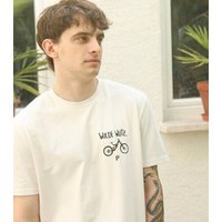 päfjes MTB Fahrrad T-Shirt | Wilde Wutz Tiermotiv Shirt | Geschenk für Downhill |Siebdruck | Fair Wear Baumwolle | Fullfacehelm Fully |