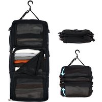 TRAVEL DUDE Hängende Packwürfel, Packing Cubes, Packtaschen, Kofferorganizer mit Kompression aus recycelten Plastikflaschen