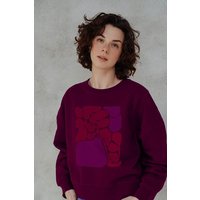 Kultgut Artdesign - Kuscheliger Sweater im Boxistyle / Love Field