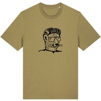 päfjes Gepard die Rakete Fahrrad Gravel - Unisex Männer Bio Unifarben T-Shirt