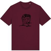 päfjes Gepard die Rakete Fahrrad Gravel - Unisex Männer Bio Unifarben T-Shirt
