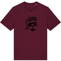 päfjes Waschbär die Maschine Fahrrad Gravel - Unisex Männer Bio Unifarben T-Shirt