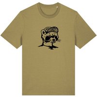 päfjes Waschbär die Maschine Fahrrad Gravel - Unisex Männer Bio Unifarben T-Shirt