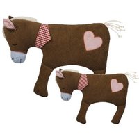 Efie Set Spiel & Kuschel XL Pferd + Pferd Wärmekissen