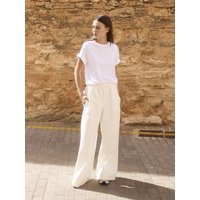 WOTE Off-White Denim Wide Leg aus Bio-Baumwolle