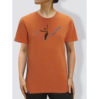 little kiwi Damen T-Shirt, "Balance", Orange