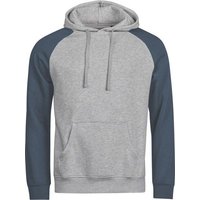 TeeJays Herren Hoodie Kapuzenpullover Sweater Two Tone Bio - Baumwolle bis 3XL Hoody