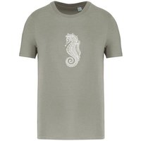 Brandless Basic Bio T-Shirt Nr.4 Seepferd 155g/m² XXS - 5 XL