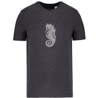 Brandless Basic Bio T-Shirt Nr.4 Seepferd 155g/m² XXS - 5 XL