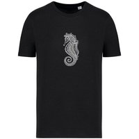 Brandless Basic Bio T-Shirt Nr.4 Seepferd 155g/m² XXS - 5 XL