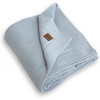 A&R Textile A&R Babydecke Strickdecke 80 x 100 cm Bio Baumwolle hergestellt in Europa in eleganter Geschenkverpackung