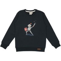 Baby Sweatshirt GOTS zertifiziert – Dunkelgrün mit Motiv, weich & bequem | von Walkiddy