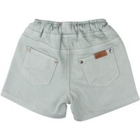 Kinder Shorts Bio-Baumwolle GOTS-zertifiziert, hellblau, elastischer Bund mit Kordelzug – Walkiddy, leichte Sommer-Shorts für aktive Kids