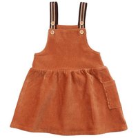 Kinder Trägerkleid GOTS zertifiziert – Cord in Braun, 95% Bio-Baumwolle, 5% Elasthan, bequem & kombinierbar | Walkiddy