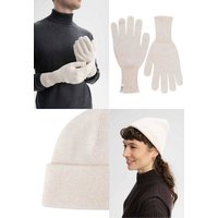MELA Bundle Feinstrick Mütze HIMMAT + Strick Handschuhe RISHI