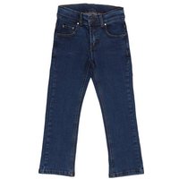 Jeans Kinder Bio-Baumwolle dunkelblau GOTS zertifiziert elastischer Stretchbund nachhaltige Kinderjeans von Walkiddy fair produziert vegan robust für Alltag Kita Schule