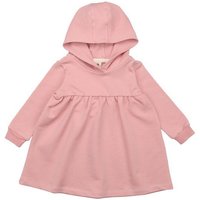 Kinder Kapuzenkleid GOTS zertifiziert – Rosa, Langarm, weich & bequem | von Walkiddy