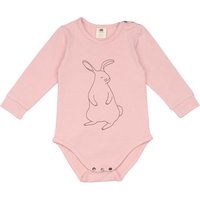Langarmbody Bio-Baumwolle elastisch – Walkiddy, einfarbig Rosa | weich, hautfreundlich, nachhaltig produziert, vegan, pflegeleicht, atmungsaktiv