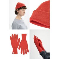 MELA Bundle Feinstrick Mütze kurz LESH + Strick Handschuhe RISHI
