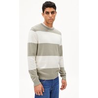 ARMEDANGELS LOUKAA STRIPES Herren Pullover aus Bio-Baumwolle