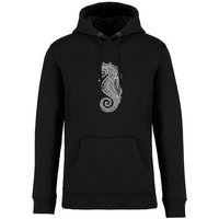 Brandless Basic Bio Unisex Hoody Nr. 4 Seepferd 350g/m²