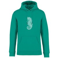 Brandless Basic Bio Unisex Hoody Nr. 4 Seepferd 350g/m²