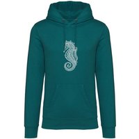 Brandless Basic Bio Unisex Hoody Nr. 4 Seepferd 350g/m²