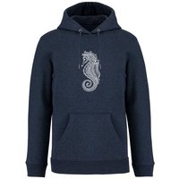 Brandless Basic Bio Unisex Hoody Nr. 4 Seepferd 350g/m²