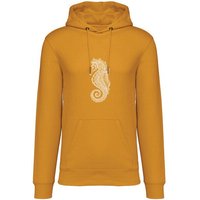 Brandless Basic Bio Unisex Hoody Nr. 4 Seepferd 350g/m²
