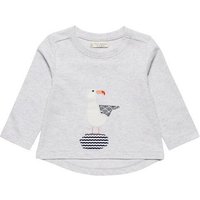 sense-organics Mädchen Sweatshirt grau melange Öko