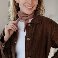 NORDLICHT Mini Strick Schal Sophie aus 100% Baumwolle