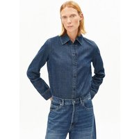 ARMEDANGELS AURELAA DENIM Damen Jeansbluse aus Baumwoll-Lyocell-Mix