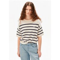 ARMEDANGELS STRIPE Damen Strickshirt aus Leinen-Mix
