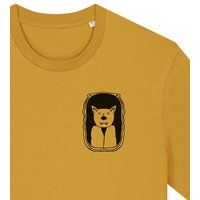 päfjes Der Graf / Vampir Fledermaus im Bilderrahmen - Unisex Männer T-Shirt Bio & Fair