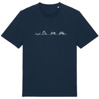 Brandless Basic Bio Unisex T-Shirt Bicycle Line 180g/m² XXS - 3 XL
