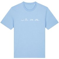 Brandless Basic Bio Unisex T-Shirt Bicycle Line 180g/m² XXS - 3 XL