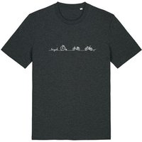 Brandless Basic Bio Unisex T-Shirt Bicycle Line 180g/m² XXS - 3 XL