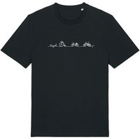 Brandless Basic Bio Unisex T-Shirt Bicycle Line 180g/m² XXS - 3 XL