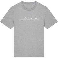 Brandless Basic Bio Unisex T-Shirt Bicycle Line 180g/m² XXS - 3 XL