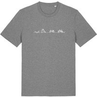 Brandless Basic Bio Unisex T-Shirt Bicycle Line 180g/m² XXS - 3 XL