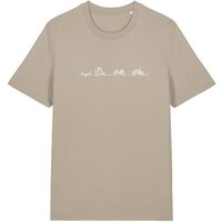 Brandless Basic Bio Unisex T-Shirt Bicycle Line 180g/m² XXS - 3 XL