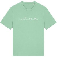 Brandless Basic Bio Unisex T-Shirt Bicycle Line 180g/m² XXS - 3 XL