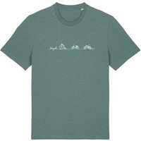 Brandless Basic Bio Unisex T-Shirt Bicycle Line 180g/m² XXS - 3 XL