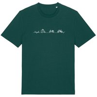 Brandless Basic Bio Unisex T-Shirt Bicycle Line 180g/m² XXS - 3 XL