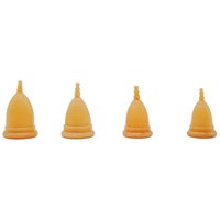FAIR SQUARED Size M Period Cup Menstruationstasse Menstruationsbecher - Naturreine Menstruationstasse aus Naturkautschuk aus fairem Handel - vegan und Zero Waste