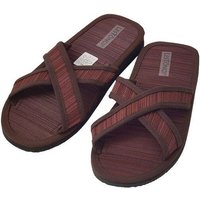 Les Tôngs Juncus-X Dark Offene Zimtlatschen vegane &Gesunde Zimtsohle Flip Flops