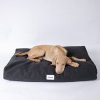Caruso Conscious Pet Supply Hundebett - Easy Clean Schwarz - aus Upcycling- und Recyclingmaterial - mit wasserabperlendem Bezug