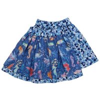 Enfant Terrible Wenderock: Pinselblumen und Fische im Blue-Light Sky