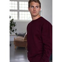 Kultgut Moderner Sweatpullover - Pullover /Weinrot